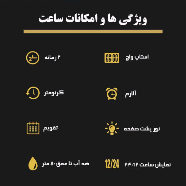 ساعت مچی دیجیتال مردانه اسکمی مدل 1219BK