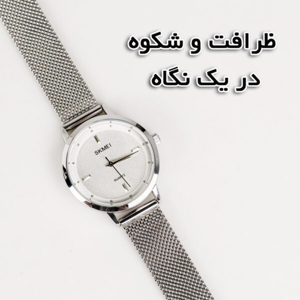 ساعت مچی عقربه ای زنانه اسکمی مدل 1528 SI