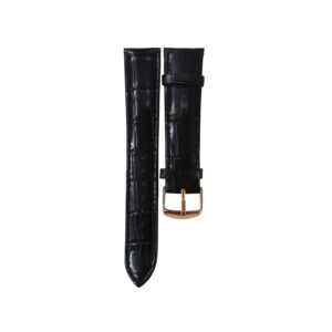 بند ساعت چرمی اسکمی مدل 9127 طرح کروکودیل رنگ مشکی