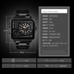 ساعت مچی مردانه اسکمی مدل 1392 | اسپرت، مقاوم و چندکاره - Image 3